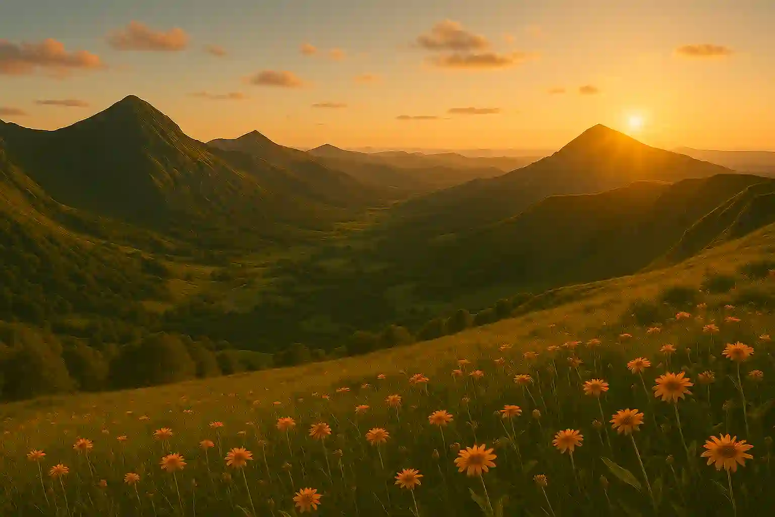 Cantal - Fromages et paysages volcaniques